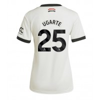 Maglia Calcio Manchester United Manuel Ugarte #25 Terza Divisa Donna 2024-25 Manica Corta